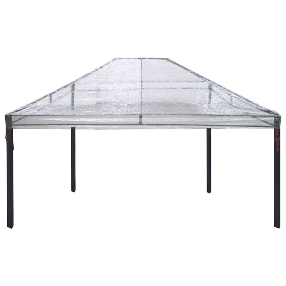 Produktbild för Gazebo överdrag ersättning Transparent 400 x 300 x 32 cm PVC