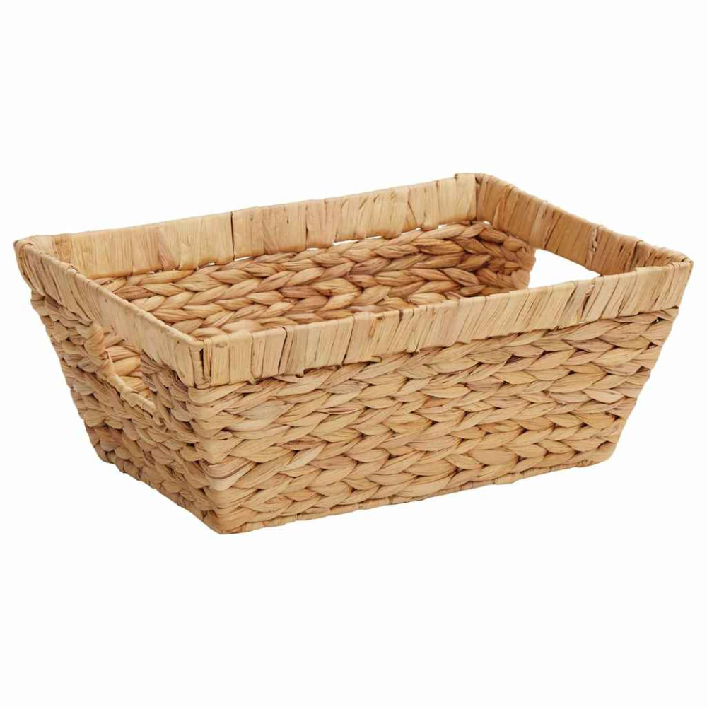 Produktbild för Förvaringskorgar 2 pcs Naturfärg 38 x 28 x 15 cm Vattenhyacint
