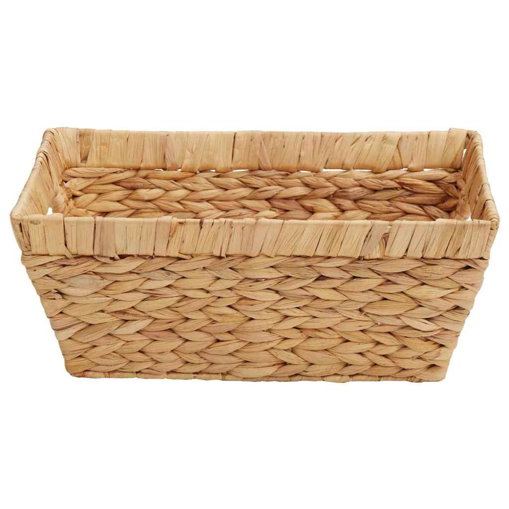 Produktbild för Förvaringskorgar 2 pcs Naturfärg 38 x 28 x 15 cm Vattenhyacint