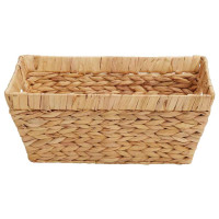 Produktbild för Förvaringskorgar 2 pcs Naturfärg 38 x 28 x 15 cm Vattenhyacint