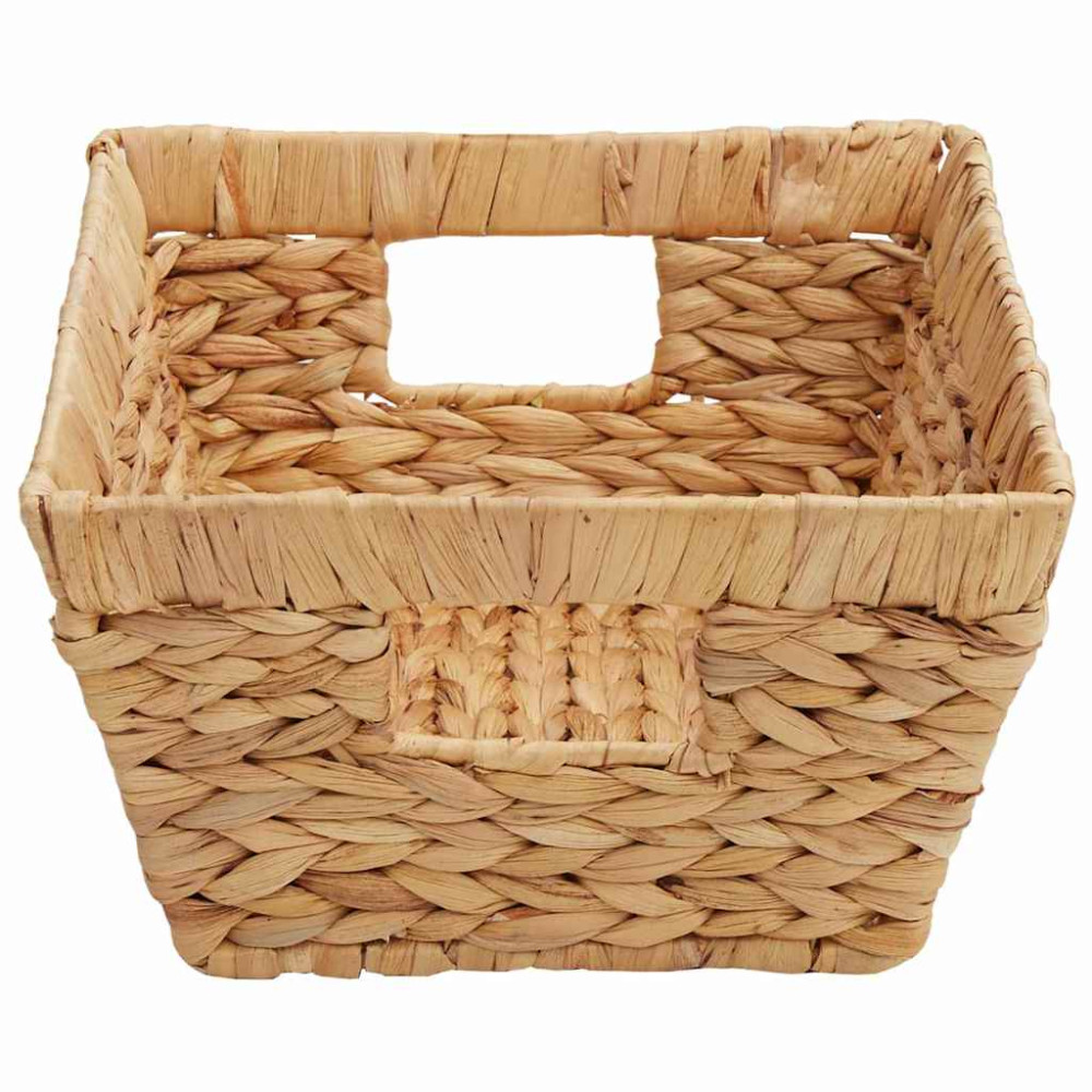 Produktbild för Förvaringskorgar 2 pcs Naturfärg 38 x 28 x 15 cm Vattenhyacint
