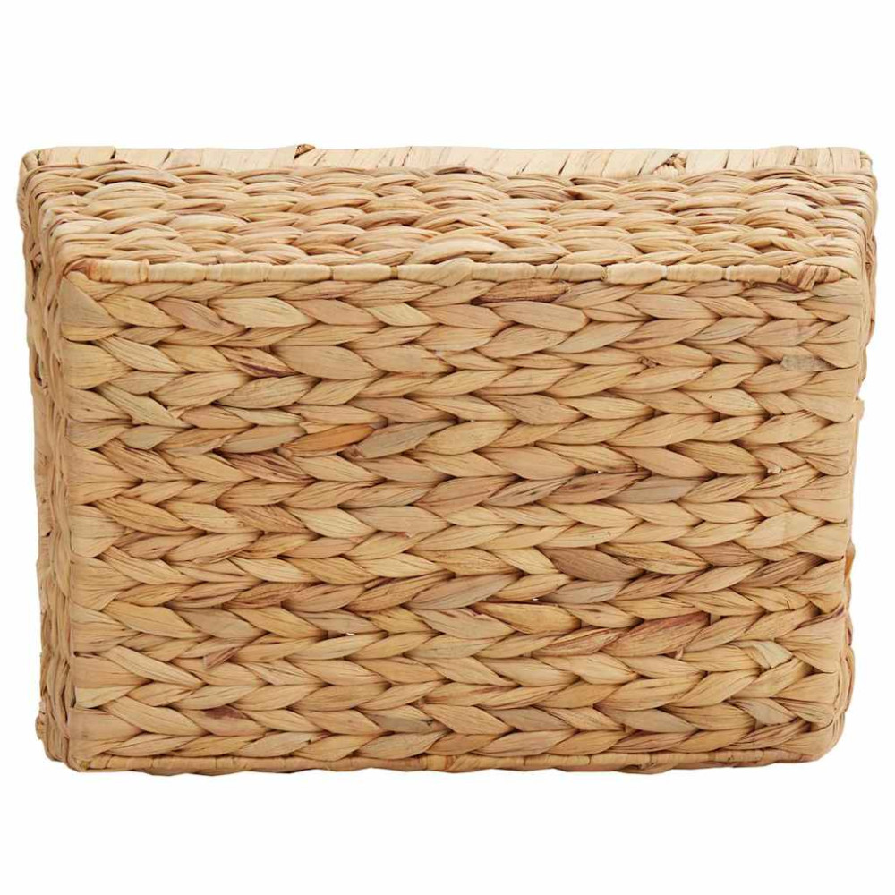 Produktbild för Förvaringskorgar 2 pcs Naturfärg 38 x 28 x 15 cm Vattenhyacint