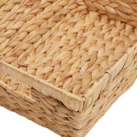 Produktbild för Förvaringskorgar 2 pcs Naturfärg 38 x 28 x 15 cm Vattenhyacint