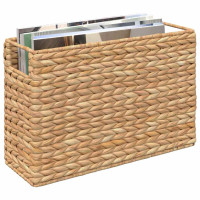 Produktbild för Tidningkorgar 2 pcs Naturfärg 39 x 14 x 25 cm Vattenhyacint
