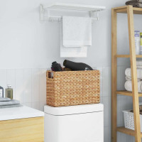 Produktbild för Tidningkorgar 2 pcs Naturfärg 39 x 14 x 25 cm Vattenhyacint
