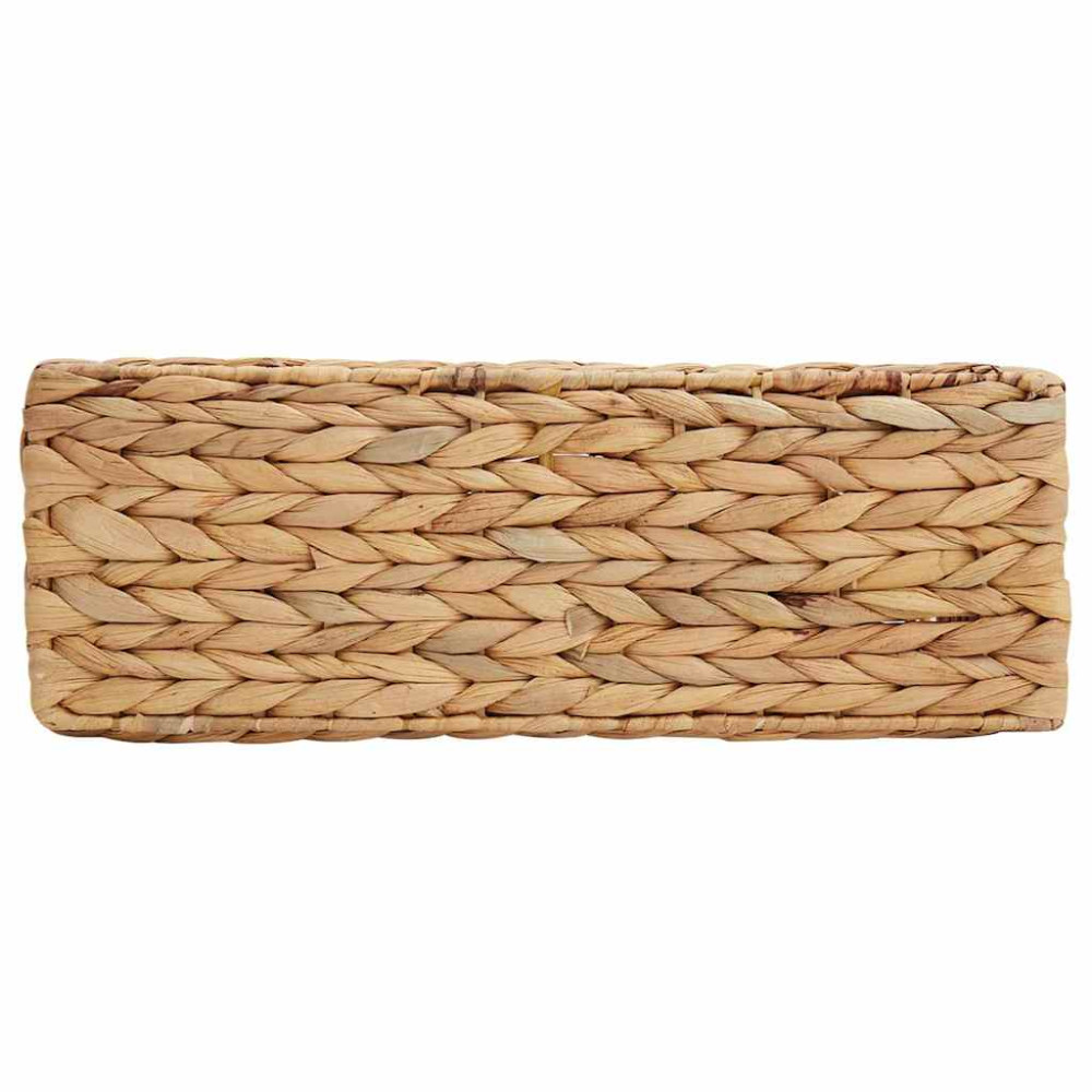 Produktbild för Tidningkorgar 2 pcs Naturfärg 39 x 14 x 25 cm Vattenhyacint