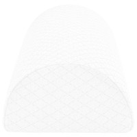 Produktbild för Ben Kudde Enfärgad Vit 52 x 20 x 12 cm Minneskum