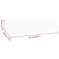 Produktbild för Ben Kudde Enfärgad Vit 52 x 20 x 12 cm Minneskum