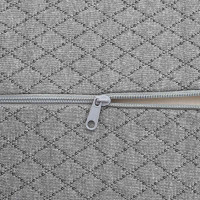Produktbild för Ben Kudde Geometriskt Grå 52 x 20 x 11 cm Minneskum