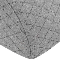 Produktbild för Ben Kudde Geometriskt Grå 52 x 20 x 11 cm Minneskum
