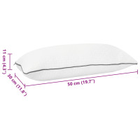 Produktbild för Shread sovkudde Vit 50 x 30 x 11 cm Minneskum