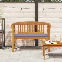 Produktbild för Rosabänk Naturlig 114 x 46 x 82,5 cm Massivt Akaciaträ