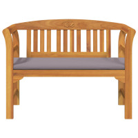 Produktbild för Rosabänk Naturlig 114 x 46 x 82,5 cm Massivt Akaciaträ
