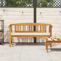 Produktbild för Rosabänk Naturlig 157 x 46 x 82,5 cm Massivt Akaciaträ