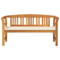 Produktbild för Rosabänk Naturlig 157 x 46 x 82,5 cm Massivt Akaciaträ