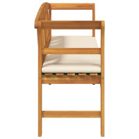 Produktbild för Rosabänk Naturlig 157 x 46 x 82,5 cm Massivt Akaciaträ