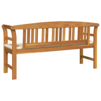 Produktbild för Rosabänk Naturlig 157 x 46 x 82,5 cm Massivt Akaciaträ