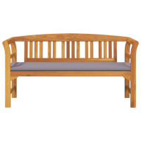 Produktbild för Rosabänk Naturlig 157 x 46 x 82,5 cm Massivt Akaciaträ