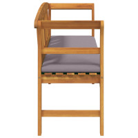 Produktbild för Rosabänk Naturlig 157 x 46 x 82,5 cm Massivt Akaciaträ