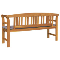 Produktbild för Rosabänk Naturlig 157 x 46 x 82,5 cm Massivt Akaciaträ