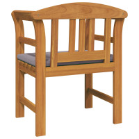 Produktbild för Rosabänk Naturlig 68,5 x 46 x 82,5 cm Massivt Akaciaträ