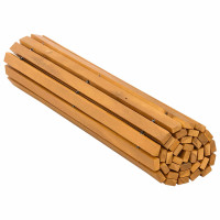 Produktbild för Badmatta Brun 100 x 60 cm Massivt Akaciaträ