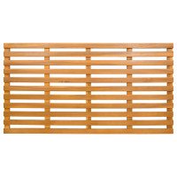 Produktbild för Badmatta Enfärgad Brun 100 x 53 x 2,5 cm trä