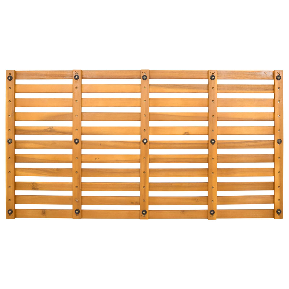Produktbild för Badmatta Enfärgad Brun 100 x 53 x 2,5 cm trä