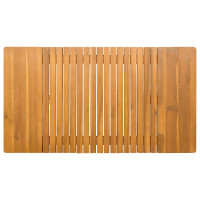 Produktbild för Badmatta Enfärgad Brun 100 x 55 cm trä