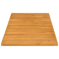 Produktbild för Badmatta Enfärgad Brun 100 x 55 cm trä
