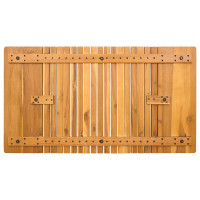 Produktbild för Badmatta Enfärgad Brun 100 x 55 cm trä