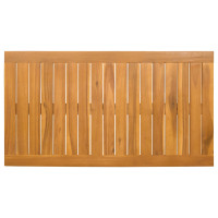 Produktbild för Badmatta Enfärgad Brun 100 x 55 cm trä