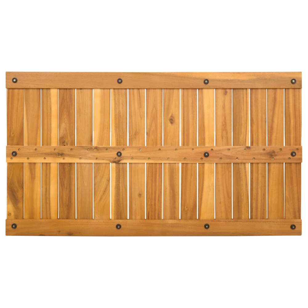Produktbild för Badmatta Enfärgad Brun 100 x 55 cm trä
