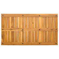 Produktbild för Badmatta Enfärgad Brun 100 x 55 cm trä