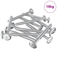 Produktbild för Träskruvar 1350 pcs Silver Stål