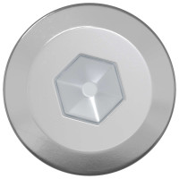 Produktbild för Träskruvar 12 pcs Silver M6 x 70 mm Stål