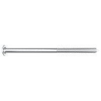 Produktbild för Möbelskruvar 12 pcs Silver M6 x 100 mm Stål