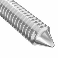Produktbild för Möbelskruvar 12 pcs Silver M6 x 100 mm Stål