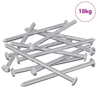 Produktbild för Möbelskruvar 1000 pcs Silver Stål