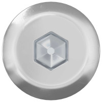 Produktbild för Möbelskruvar 2 pcs Silver M6 x 120 mm Stål