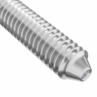 Produktbild för Möbelskruvar 2 pcs Silver M6 x 120 mm Stål