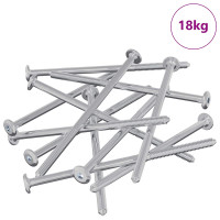 Produktbild för Möbelskruvar 800 pcs Silver Stål