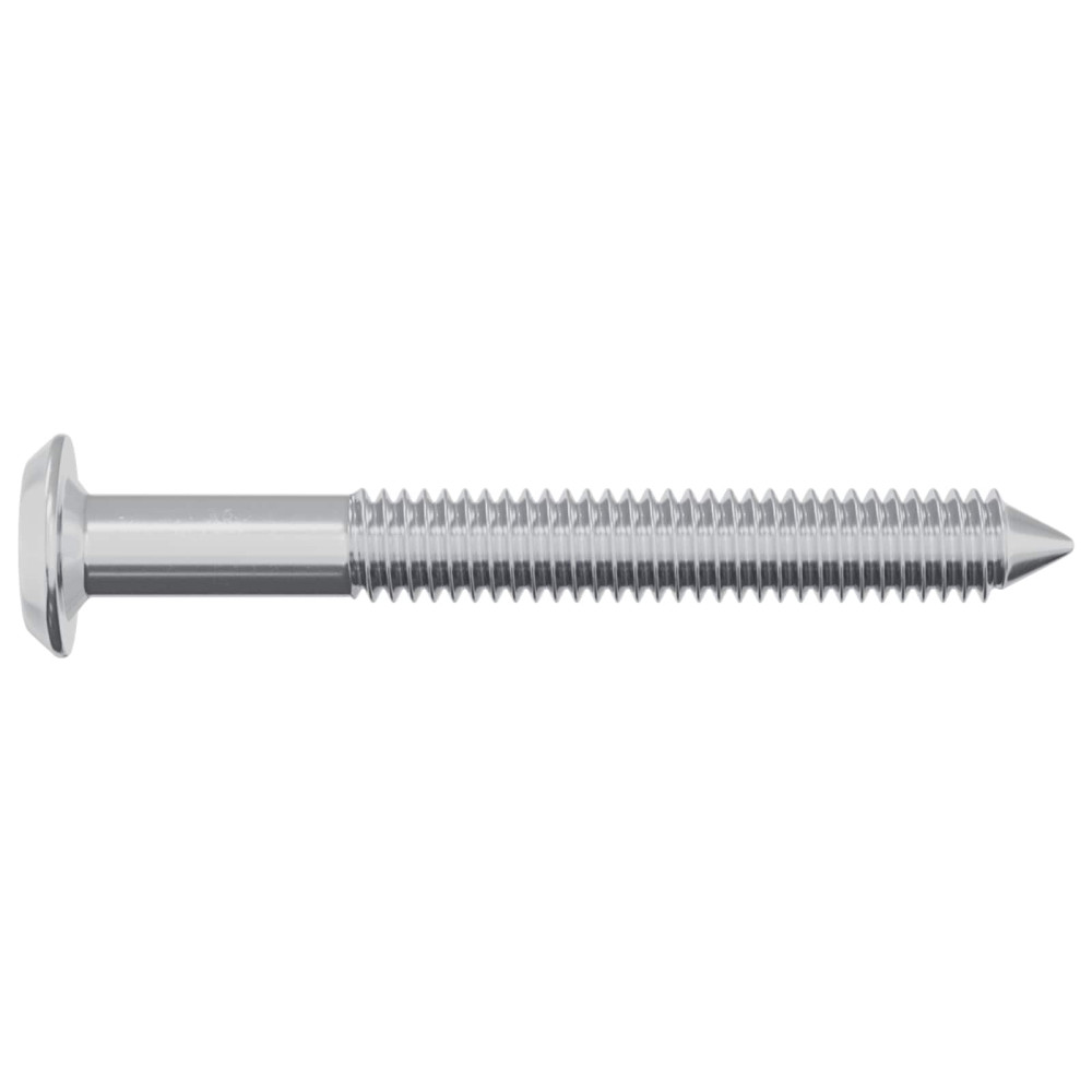 Produktbild för Skruv 12 pcs Silver M6 x 50 mm Stål