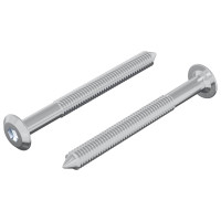 Produktbild för Skruv 2 pcs Silver M6 x 60 mm Stål