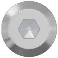 Produktbild för Skruv 2 pcs Silver M6 x 60 mm Stål