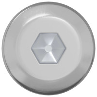 Produktbild för Skruv 2 pcs Silver M6 x 120 mm Stål