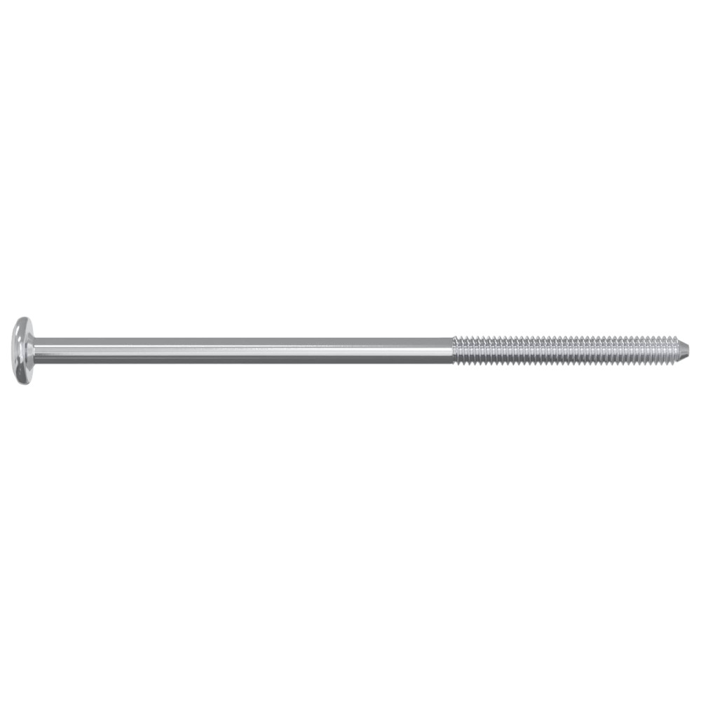 Produktbild för Skruv 2 pcs Silver M6 x 120 mm Stål