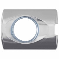 Produktbild för Fatmutter 2 pcs Silver M6 x 13 mm Järn