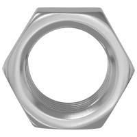 Produktbild för Sexkantig mutter 2 pcs Silver M6 Metall