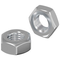 Produktbild för Sexkantig mutter 2 pcs Silver m8 Metall